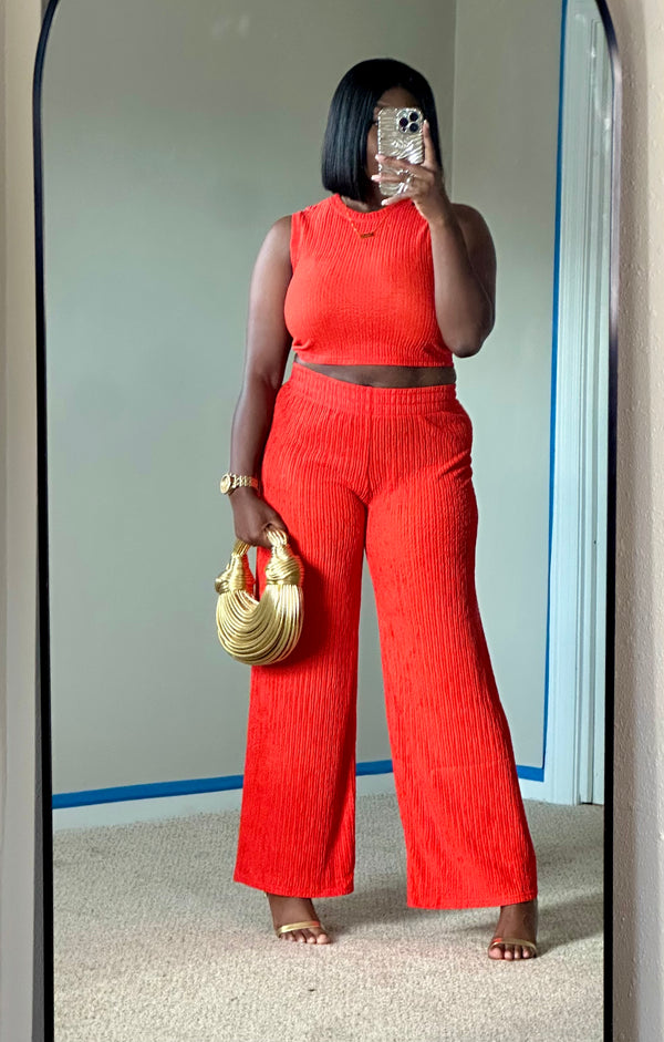 Easy Breezy Set (Tomato Red)