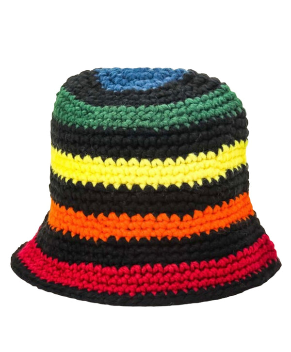 Rainbow Crotchet Bucket Hat